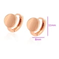 thumbnail image 3 of Modernas Arracadas Huggies De Oro De 18k Lam rosa Unitalla, 3 of 6