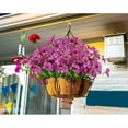 thumbnail image 3 of 6/12pcs Artificial Silk Flowers UV Resistant Fake Violet Flowers Outdoor No Fade Faux Plastic Greenery Shrubs for Garden Porch Window Box Decorating, 3 of 7