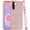 Rose Gold, variant on Phone Case for Galaxy A37 Crystal Glass Bling Diamond Metallic Edge Shockproof Durable Protective Clear Hybrid Stylish Premium Design Cover [Hotpink]