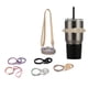 thumbnail image 2 of Wosthever Bolso de moda para botella de agua con bolsa portabotellas de agua de instalación rápida con correa elegante Teteras negro, 2 of 6