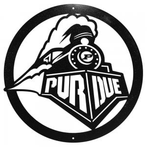 Purdue Boilermakers 24 Inch Scenic Art Wall Design