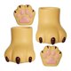 thumbnail image 1 of 1 Par BJD Muñeca Gato Manos Y Pies Cuerpo Accesorios para Ob11 1/12 de Acción DIY Juguetes para Niños Amarillo, 1 of 9
