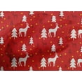 thumbnail image 4 of oneOone Cotton Poplin Red Fabric Merry Christmas Sewing Material Print Fabric By The Yard 56 Inch Wide-LZZ, 4 of 4