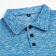 thumbnail image 5 of Camiseta deportiva de manga corta con cuello para hombre: diseño liso, poliéster-spandex, prenda informal para la playa, estampado a rayas, tallas S-XXXL, 5 of 7