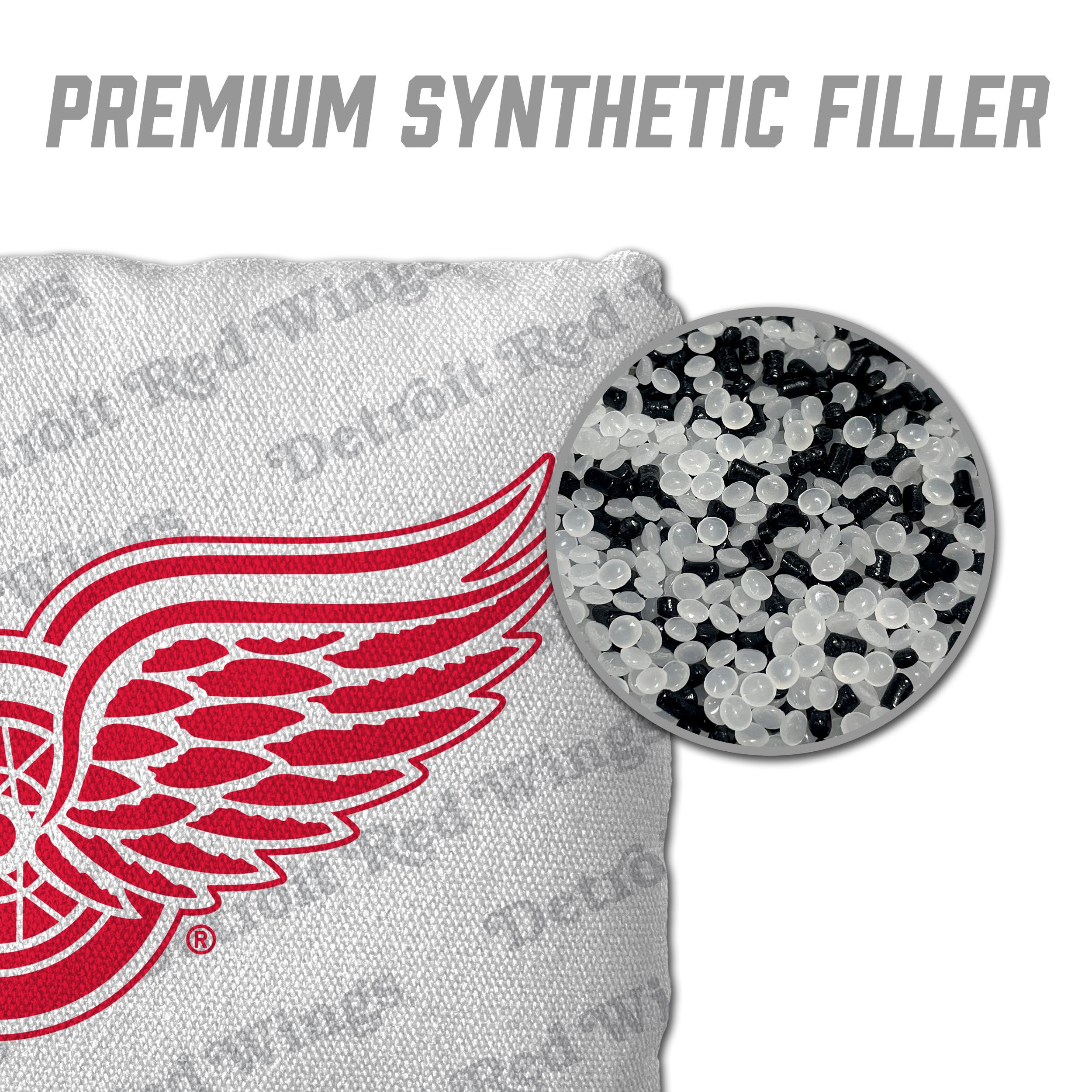 NHL Detroit Red Wings Cornhole Bags - 4PK - White