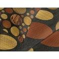 thumbnail image 4 of Ambesonne Wooden Print Quilted Bedspread Set 3 Pcs, Brown Abstract Circles, King Size, Brown, 4 of 5