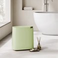 thumbnail image 6 of Kitchen Trash Can, Step-On Garbage Can with Lid, Tall Kitchen & Bathroom Trash Can, Small Office Waste Bin, Green - Xuniizn, 6 of 7