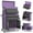 Purple, variant on Seizeen 2-IN-1 Tool Chest & Cabinet, Large Capacity 8-Drawer Rolling Tool Box Organizer with Wheels Lockable, Black