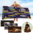 thumbnail image 1 of Xihbxyly Toalla de Playa de Microfibra, Resistente a La Arena y de Secado Rápido, Superligera y Compacta, Ideal para Playa, Piscina, Viajes y Camping, 76 X 152 Cm, Multiusos, Fácil de Empacar., 1 of 7