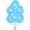 Baby Blue, variant on PMU Balloons 24 Inch PartyTex Premium Assorted Latex Pkg/12