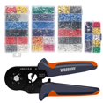 thumbnail image 2 of WOZOBUY-trinquete autoajustable Hexagonal, Kit de herramientas de prensado de férula con terminales de cable de 400/800/1200/1800/1900 piezas, 2 of 4