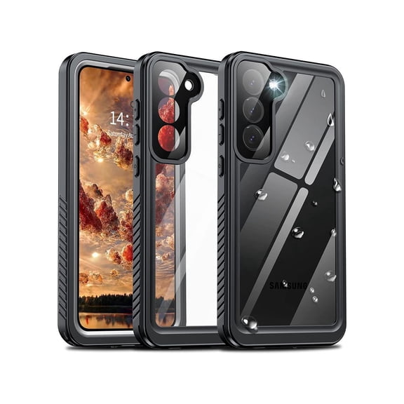 For Samsung Galaxy S23 Plus Case,S23 Plus Waterproof Case with Built-in Screen Protector, Rugged Shockproof Full Protective Case for Samsung S23 Plus Black