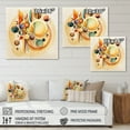 thumbnail image 4 of Designart Warm Minimalist Circular Abstract I Canvas Wall Art, 4 of 5