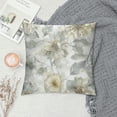 thumbnail image 2 of Orinice Flowers Leaves Graphic Decorative Pillow Case for Home Couch Living Room Bed Sofa - Durable Material, Multipurpose Use 12x12in, 2 of 5