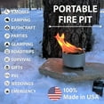 thumbnail image 4 of Branded Boards Portable Bonfire Campfire 100% Made in USA. "The Pocket" - SMALL, 4 of 7