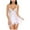 White, variant on Seductiva Women's Nightshirt Soft Women Lingerie Flower Lace Lingerie Babydoll V Neck Sleepwear Strap Chemise Pajama Dress