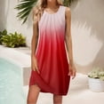 thumbnail image 1 of WILLBEST Vestidos De Verano Para Mujer, Vestido Playero Elegante De Color Liso, Largo Medio, Cuello Redondo, Sin Mangas 2016, 1 of 3