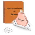 thumbnail image 1 of Unidad flash USB 3.0 de 128 GB con certificación MFi para iPhone, rosa, 1 of 9