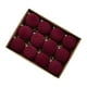 thumbnail image 1 of 12 piezas de adornos de bolas de Navidad Strade Fareast Limited decoración única y práctica Rojo oscuro, 1 of 8