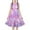 Purple, variant on Zpanxa Dresses for Girls, Sleeveless Stretchy Dress A Line Twirly Skater School Recital Dress Short Sleeve Round Neck Dress Black 9 Years
