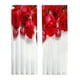 thumbnail image 3 of Cortinas transparentes Barra de bolsillo Cortina 52 x 95 pulgadas Translúcido Estampado de rosas Filtro de luz Cortinas de ventana Cortinas verticales, 3 of 9