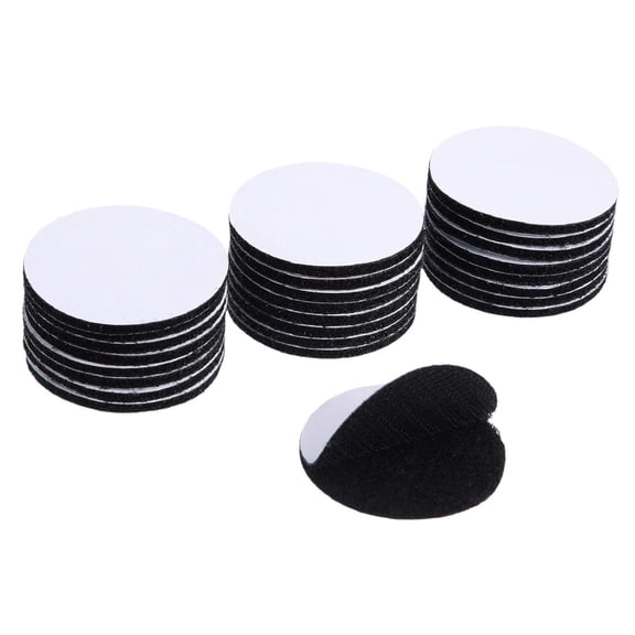 HOMYL Hook and Loop Tape Easy to Use Interlocking Tape for Tablecloths Craft Black 5cm
