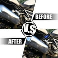 thumbnail image 3 of Unique Bargains Blue Motorcycle Frame Exhaust Slider Anti-Collision Protector Aluminum Alloy for BMW R1250 2019-2023, 3 of 7