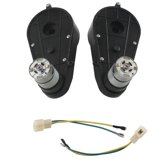 2 Pcs 550 Universal Children Electric Car Gearbox With Motor, 12vdc Motor With Gear Box, Kids Ride