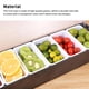 thumbnail image 2 of Moyic Caja de almacenamiento Estuche de condimentos Accesorios para el hogar Utensilios de bar Contenedor de frutas conveniente Suministros Cocina y Comedor 5 rejillas, 2 of 5