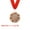 Bronze, variant on Uxcell Award Medal for Sports, Academic Events, and Employee Recognition with Customizable Blank Surface and Neck Ribbons Gold
