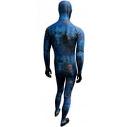 SPEARFISHING WORLD Blue Camo Two-Piece Wetsuit with Loading Chest Pad, Knee Protection, Anatomical Design for Freediving, Snorkeling, Swimming, Watersports