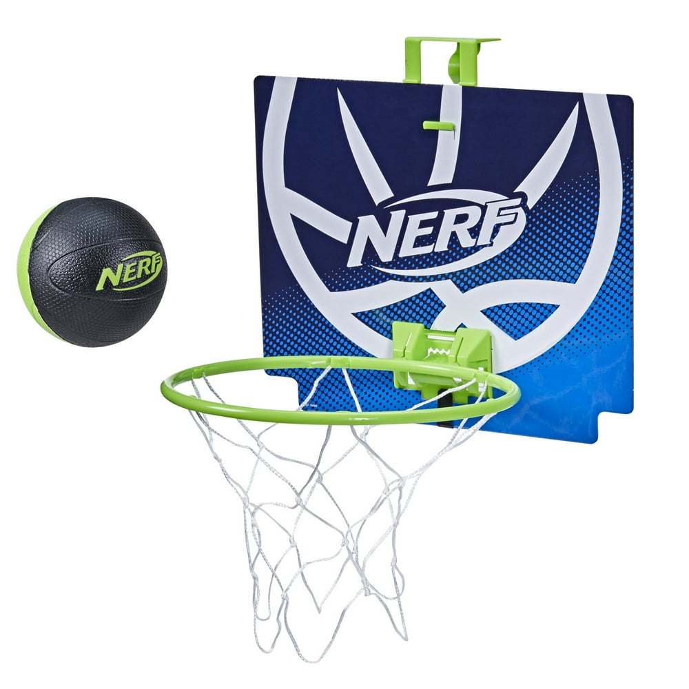 Nerf Nerfoop, The Classic Mini Foam Basketball and Hoop, Ages 4 and Up