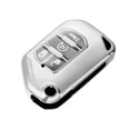thumbnail image 6 of TPU Key Fob Cover Case for Jeep Wrangler JL JLU Gladiator JT Rubicon Sahara JLU 2018-2021 Key Fob Shell Silver Tone, 6 of 6