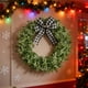 thumbnail image 5 of Spring Bow Artificial Leaf Eucalyptuss Plant Wreath Home Front Door Wall Window Decoration, 5 of 7