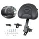 thumbnail image 1 of AUFER Kits de respaldo ajustables para conductor enchufables, hechos a medida, compatibles con Touring Road King Street Glide Road Glide Electra Glide 1997-2024, color negro, 1 of 5