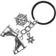 thumbnail image 3 of Patines Llaveros de nieve Llavero creativo Bolso Colgante Adorno Llavero Colgante, 3 of 5