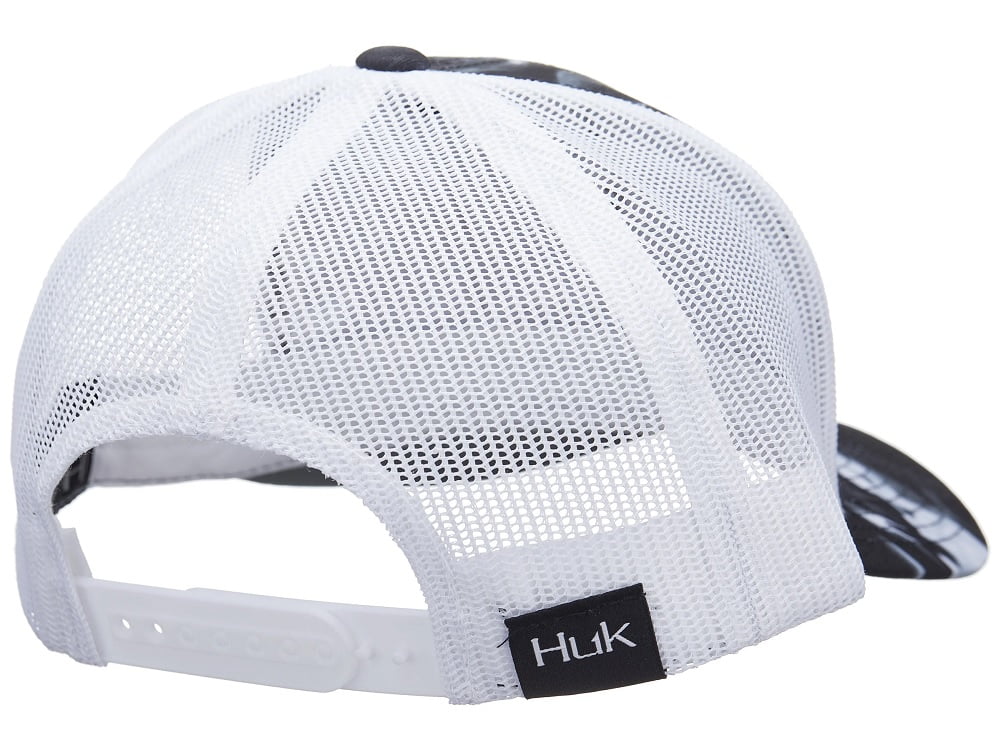 Huk Men's Snapback Huk'd Up Angler Refraction Mesh Adjustable Hat