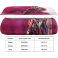 thumbnail image 3 of YingD Dirt Bike Microfiber Bedspread Set Vintage Motocross Queen Size 3-Piece, 3 of 5