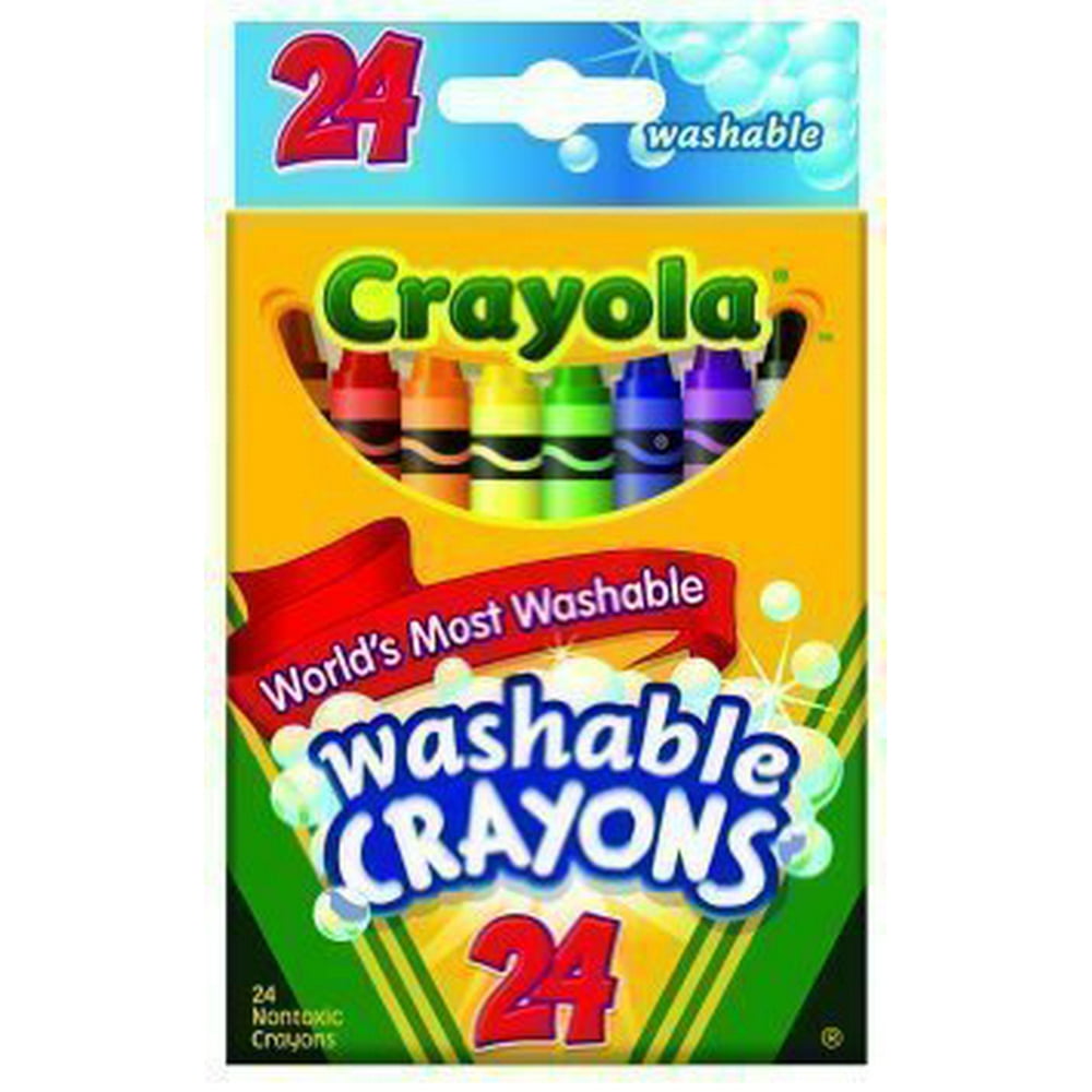 Buy Bulk: Crayola Washable Crayons, 24 count (Case of 36) - Walmart.com ...