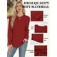 thumbnail image 2 of Sudadera AURUZA para Mujer Manga Larga Cuello Redondo Rojo Talla S, 2 of 6