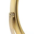 thumbnail image 3 of 6"" Two Sided Magnifying Table Mirror Round Rotary Desk Mirror Bronze, 3 of 8