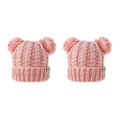 thumbnail image 2 of Minnieouse Gorro esponjoso con pompones y bolas, tocado, forro cómodo, orejeras plegables, gran elasticidad, gorros para niños, piel en polvo, Type2 NO2, 2 of 6