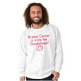 thumbnail image 5 of Breast Cancer is a Doodiehead Women Crewneck Sweatshirt Brisco Brands X, 5 of 6