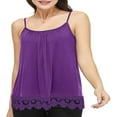 thumbnail image 1 of CHUANK Débardeurs avec Soutien-Gorge Intégré pour Femmes Bretelles Spaghetti Réglables Débardeur Sans Manches Été, 1 of 6