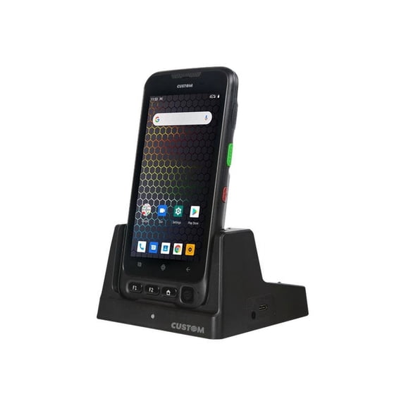 Custom America P Ranger Mobile POS/Tablets P-RANGER, 1 SLOT CRADLE W/ USB CABLE (938kz010500033)