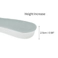 thumbnail image 2 of Unique Bargains 2 Pair Comfortable Height Increase Shoe Inserts White, Gray 11, 2 of 6
