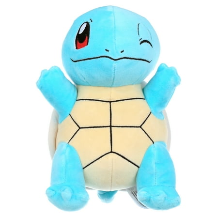 Pokemon 8" Squirtle Plush - Officially Licensed - Generation 1 Starter Figure - Soft Stuffed Animal Toy - Gift for Kids, Boys, Girls - 2 