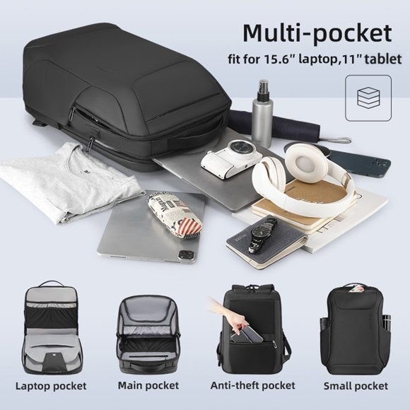 MARK RYDEN Sac à Deux Épaules, RYDEN Intercalaire Étanche pour Ordinateur Portable Affaires MARK RYDEN Usb Étanche Usb Deux Hommes Affaires avec Usb Fonction RYDEN Hommes avec Usb Fonction Couche Hommes Étanche Owsoo
