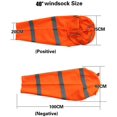 thumbnail image 2 of Airport Windsock Rip-stop Outdoor Rainbow Wind Measurement Sock Bag with Reflective Belt (40"), 2 of 4