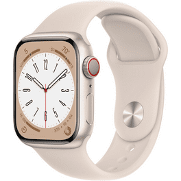 Apple Watch Series 8 GPS, 45mm Silver Aluminum Case, White Apple Watch Series 8 GPS, 45mm Silver Aluminum Case, White